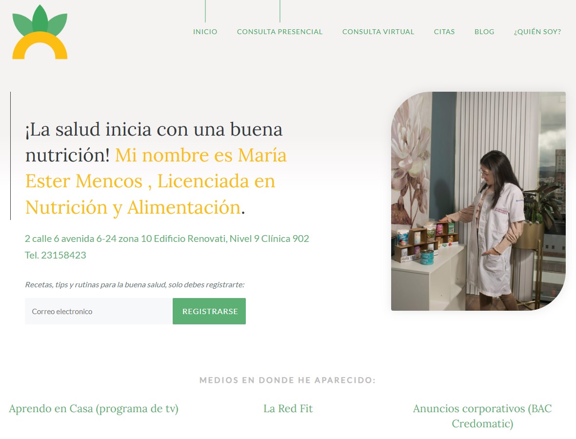 Pagina Web Clinicas EM